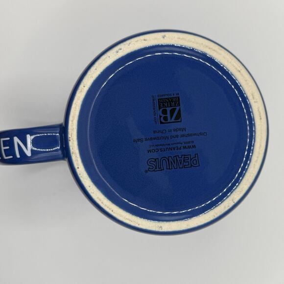 Peanuts Snoopy Sally Oversized Mug Halloween Pumpkins Blue Coffee Cup Ceramic - Picture 5 of 6